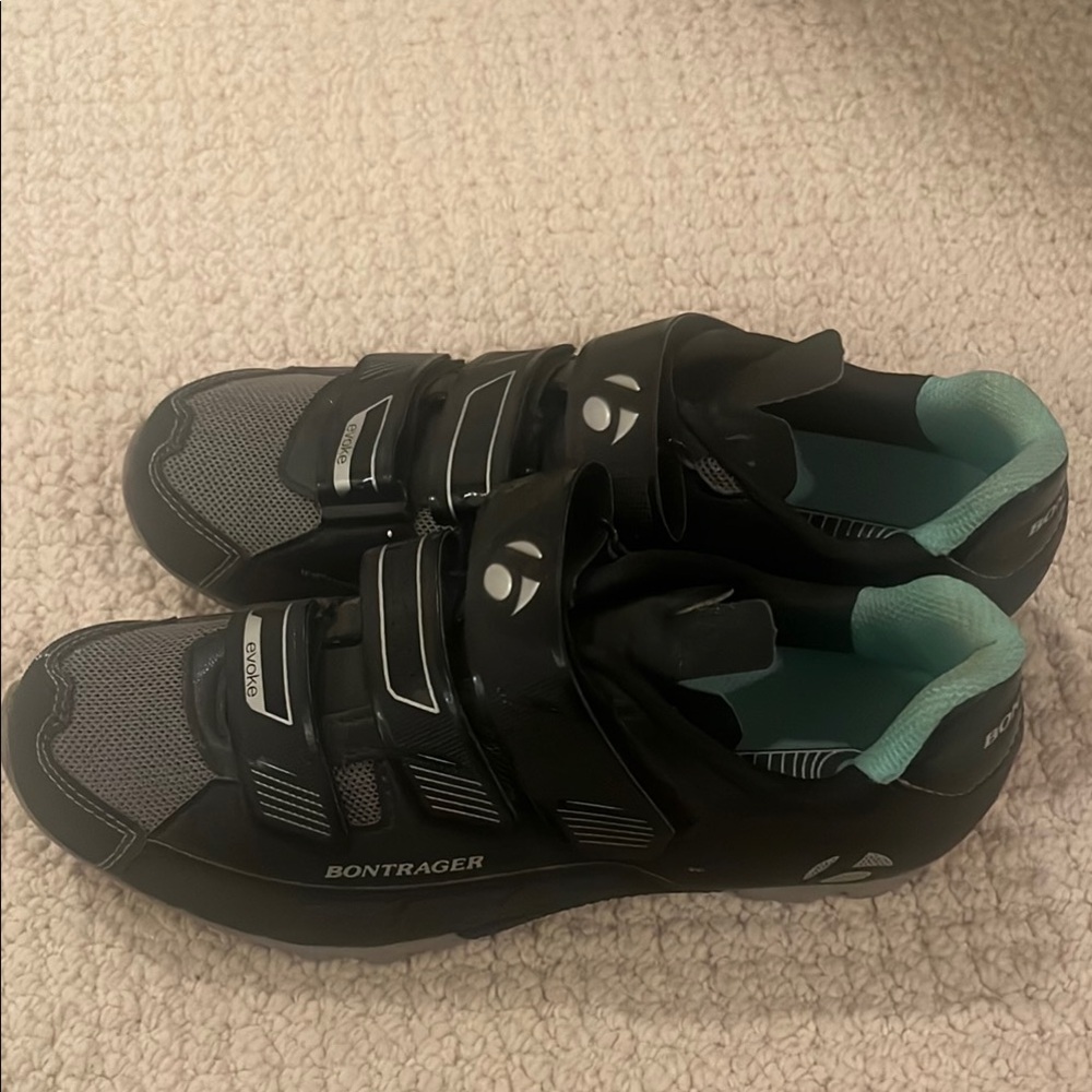 Bontrager Black and Gray Cycling Shoes